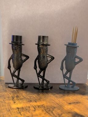 Planters Vintage Peanut Salt&Pepper & Toothpick Holder